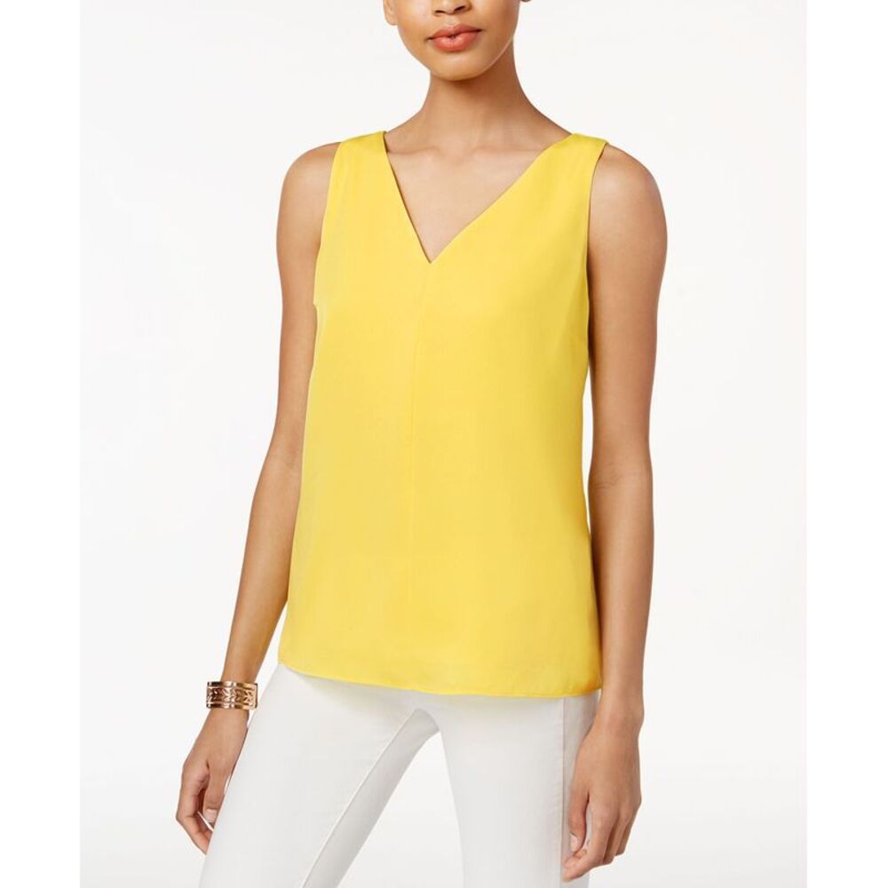Bar III V Back Tank Top